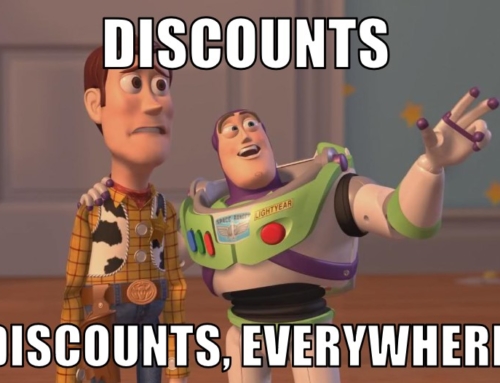 Discounts. Discounts, Everywhere.